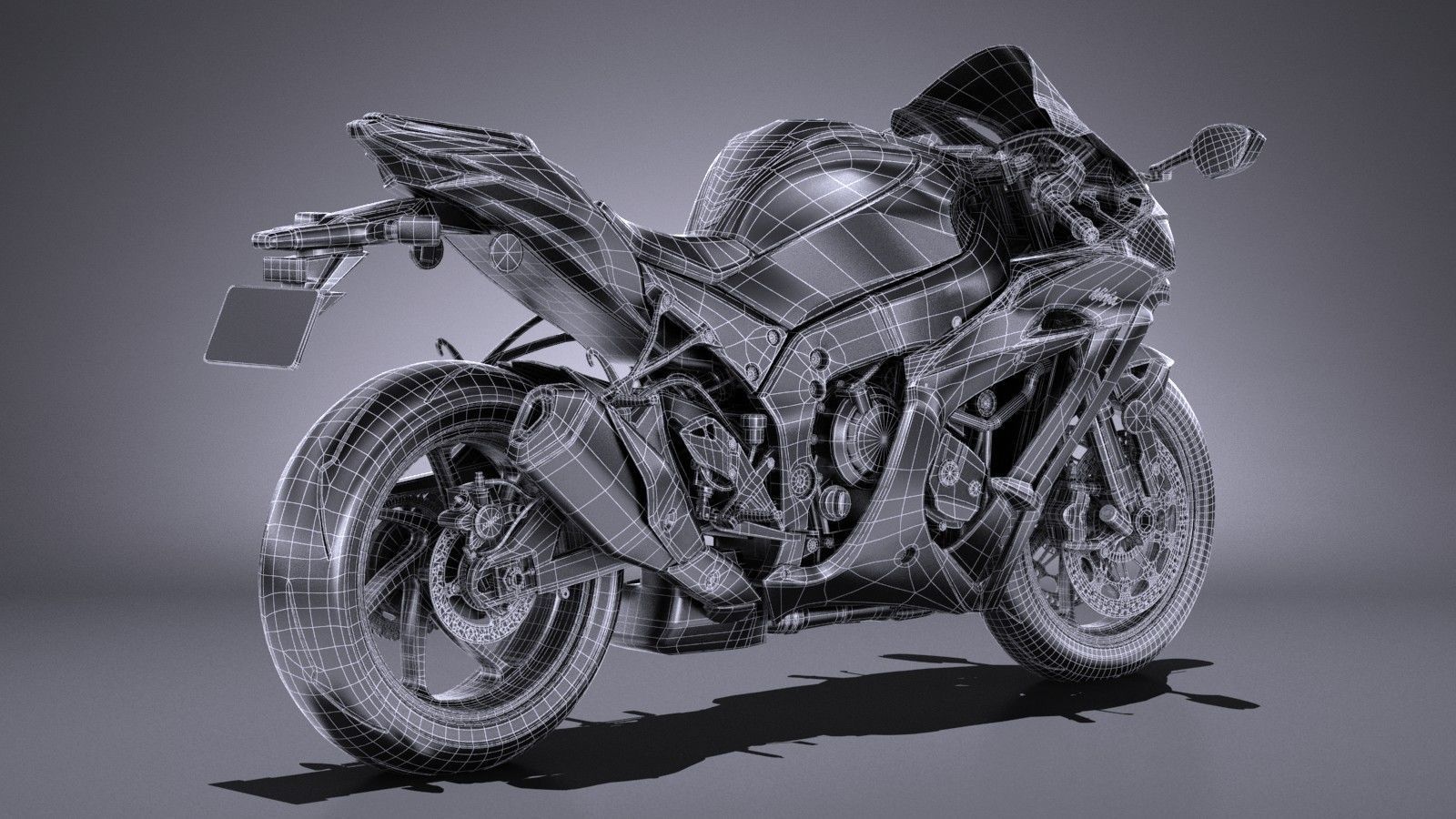 Kawasaki Ninja ZX10R SE 2018 3D model_16