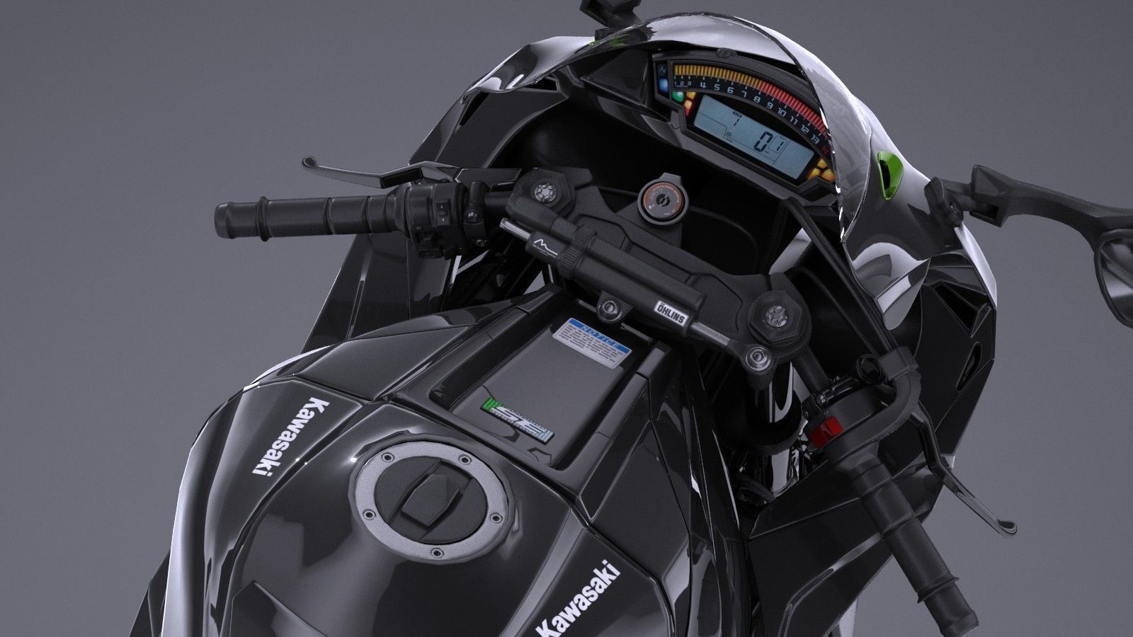 Kawasaki Ninja ZX10R SE 2018 3D model_8