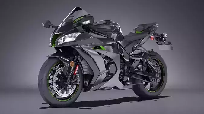 Kawasaki Ninja ZX10R SE 2018 3D model