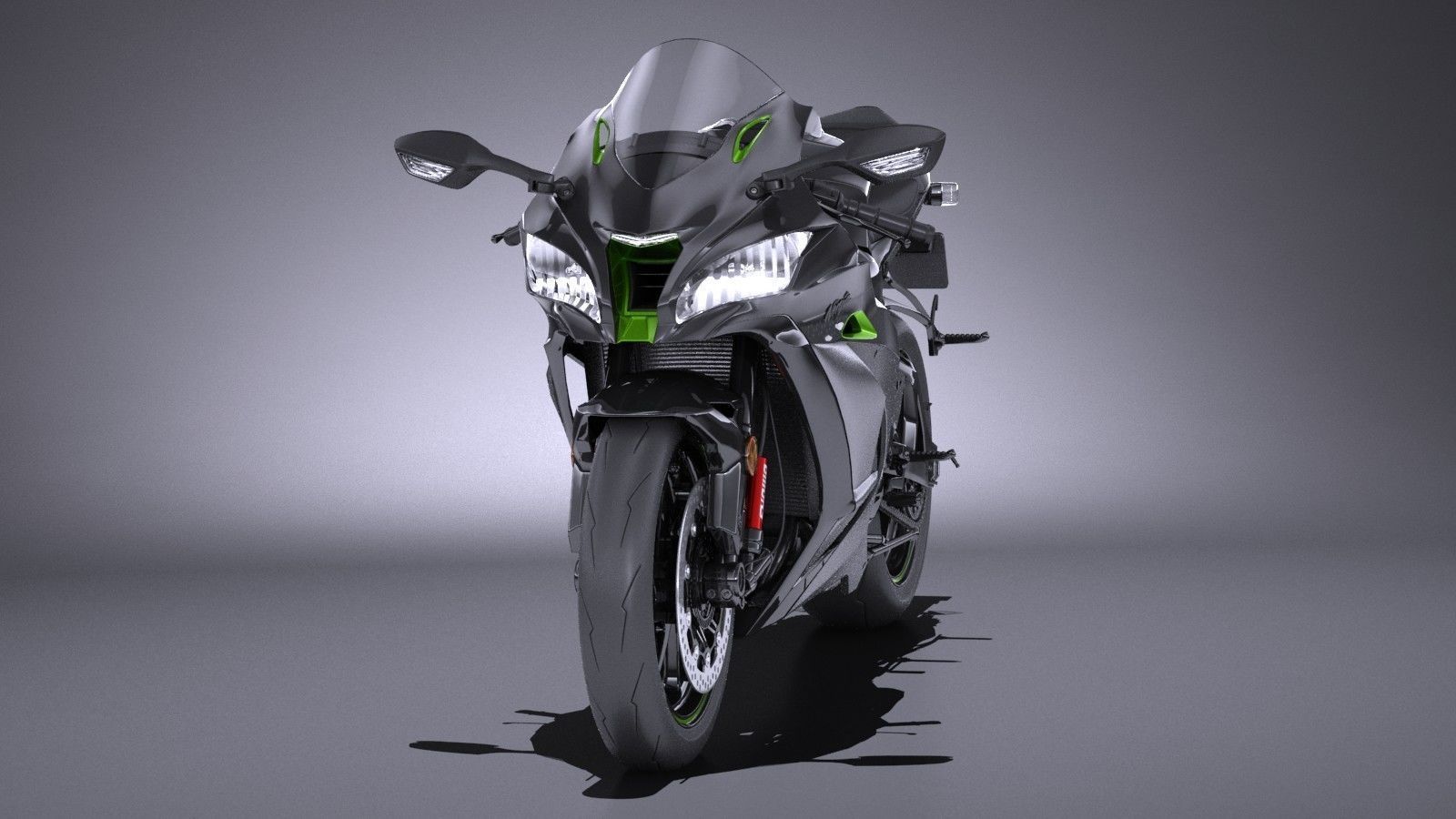 Kawasaki Ninja ZX10R SE 2018 3D model_1