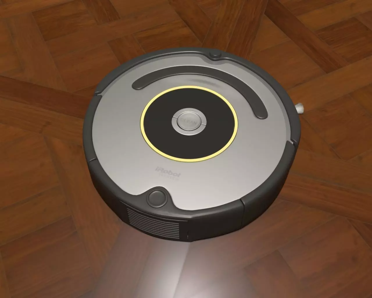 IRobot robotic vacuum cleaner 3D model_0