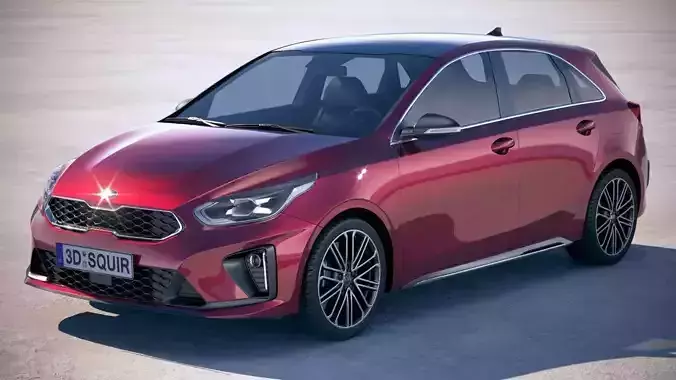 Kia Ceed GT-line 2019 3D model