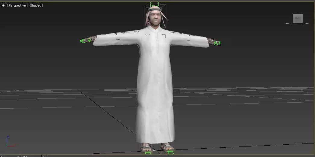 arab man   3D model_0