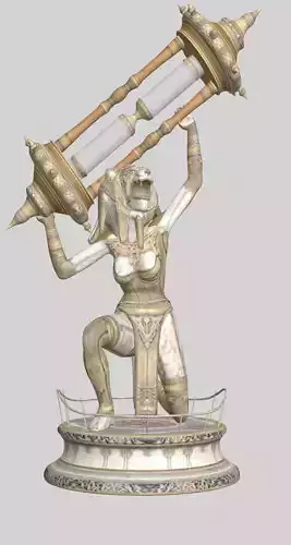 status legend of zelda person statue