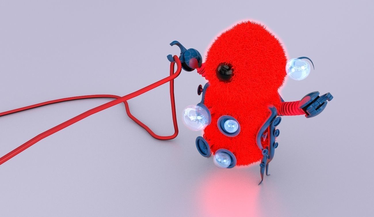 Aliens Tug of War 3D model_5