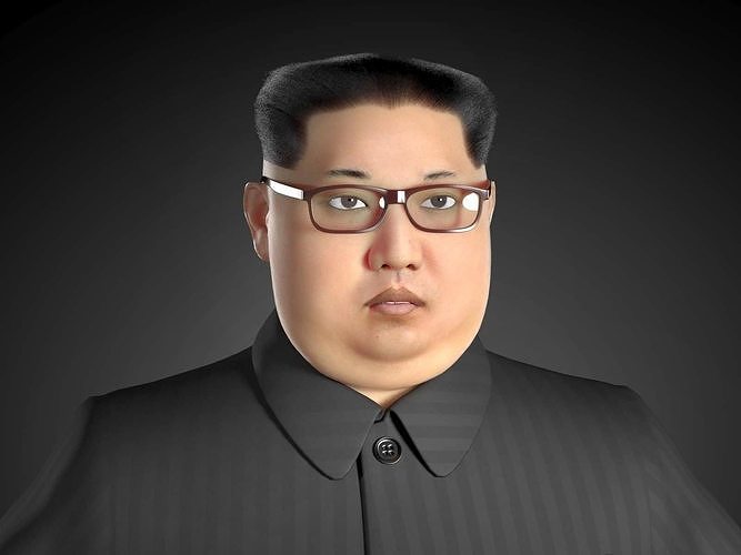 Kim Dzong Un Realistic 3D model