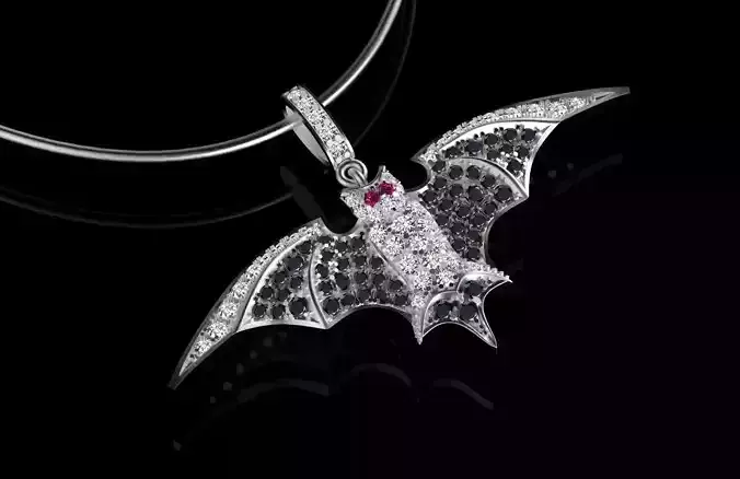 bat pendant 3D print model