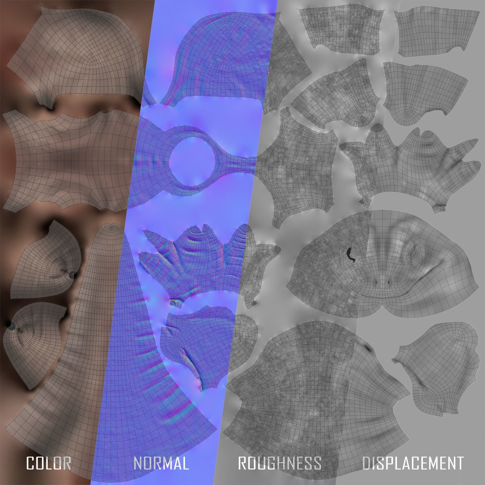 Dinosaur Embryo Low-poly 3D model_7