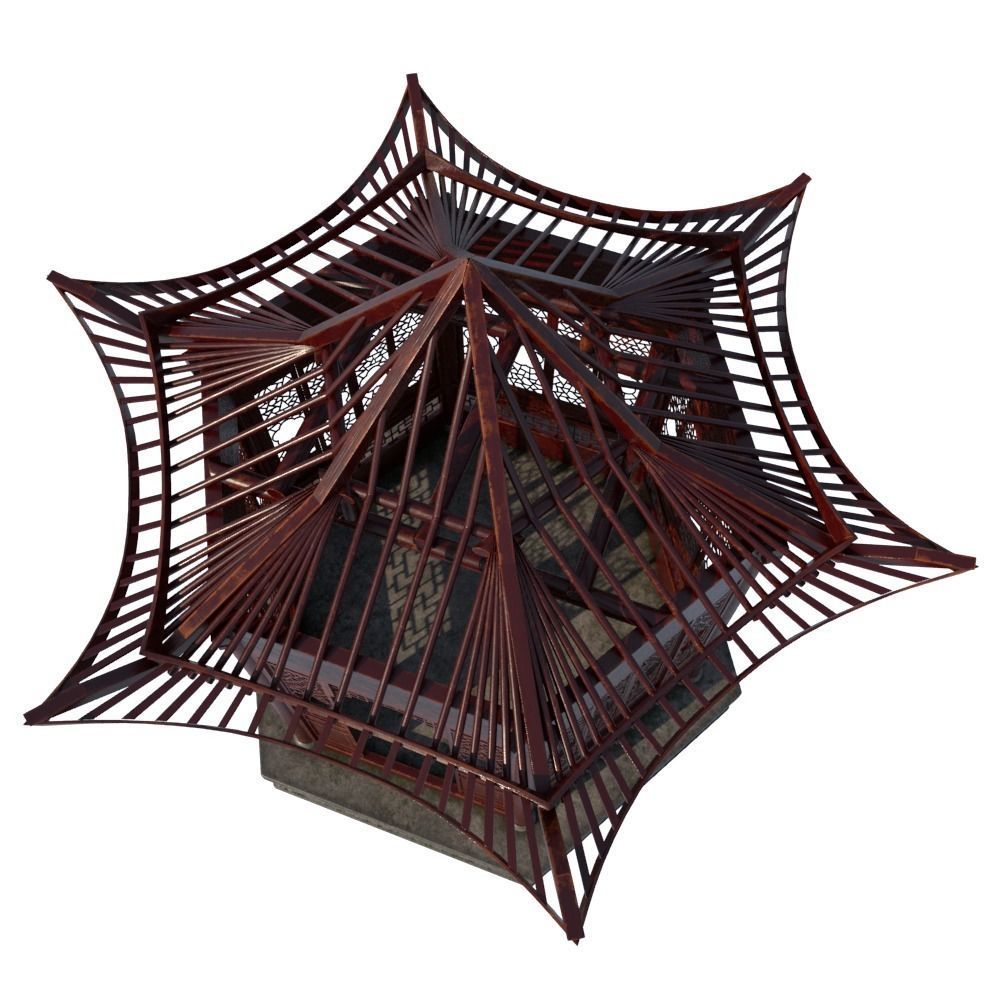 Chinese  Pavilion 3D model_5