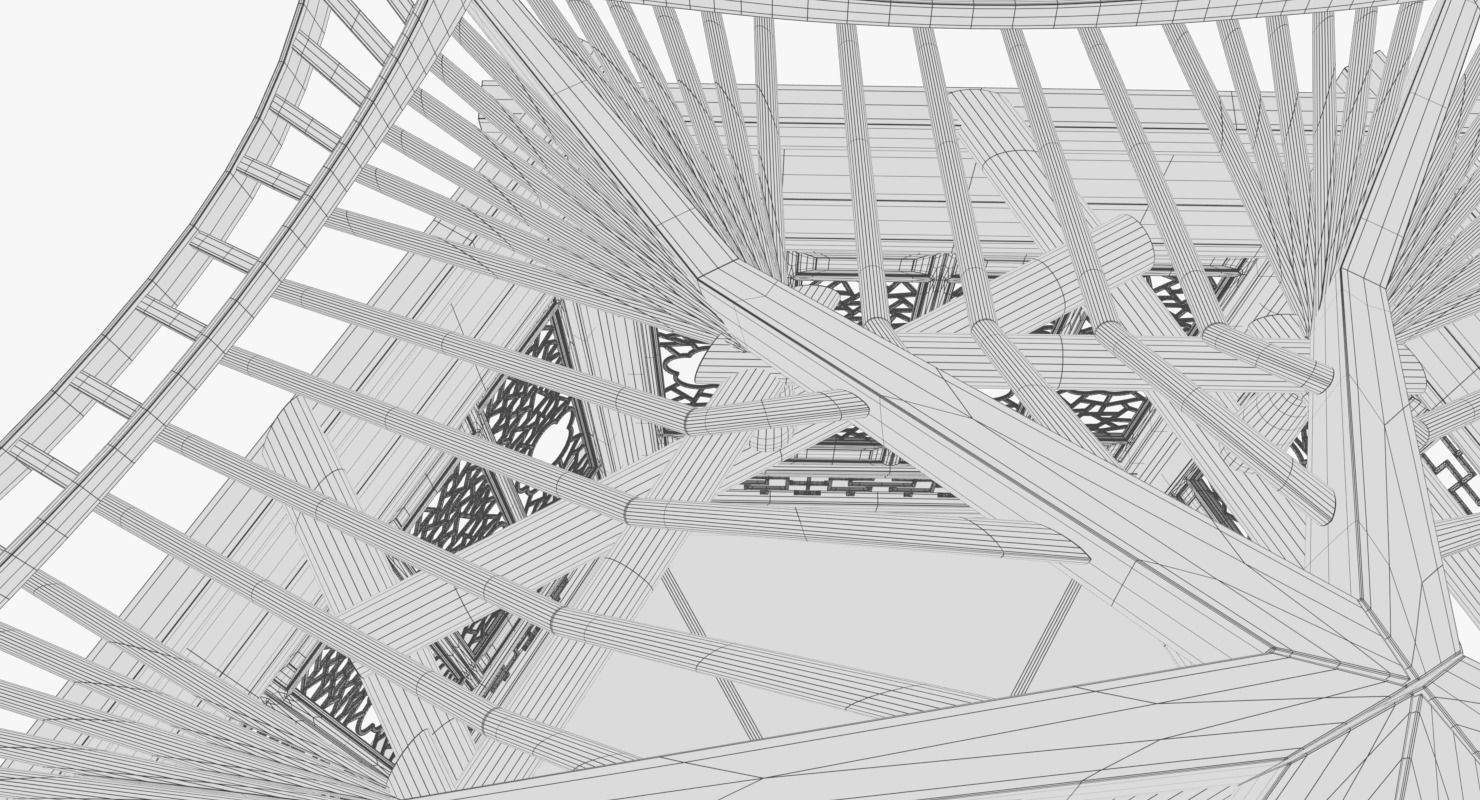 Chinese  Pavilion 3D model_15