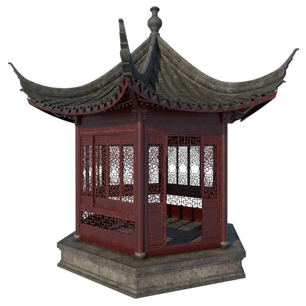 Chinese  Pavilion 3D model_1