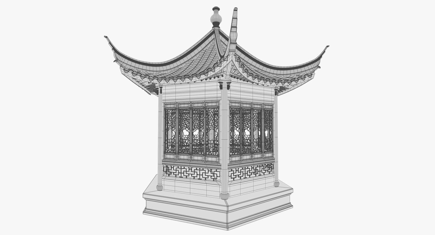 Chinese  Pavilion 3D model_10