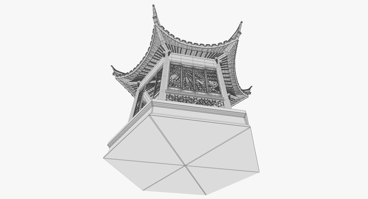 Chinese  Pavilion 3D model_13