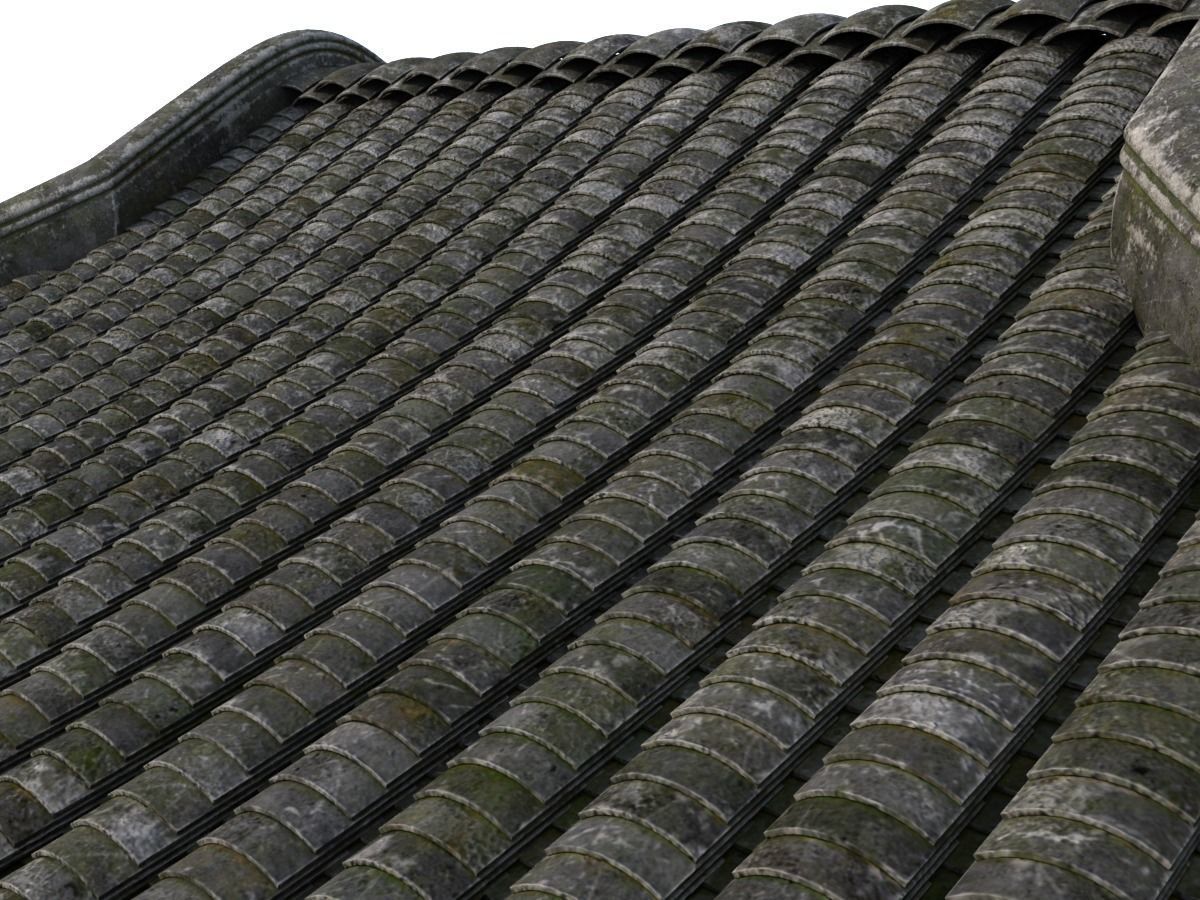 Chinese Rectangle Pavilion 3D model_7