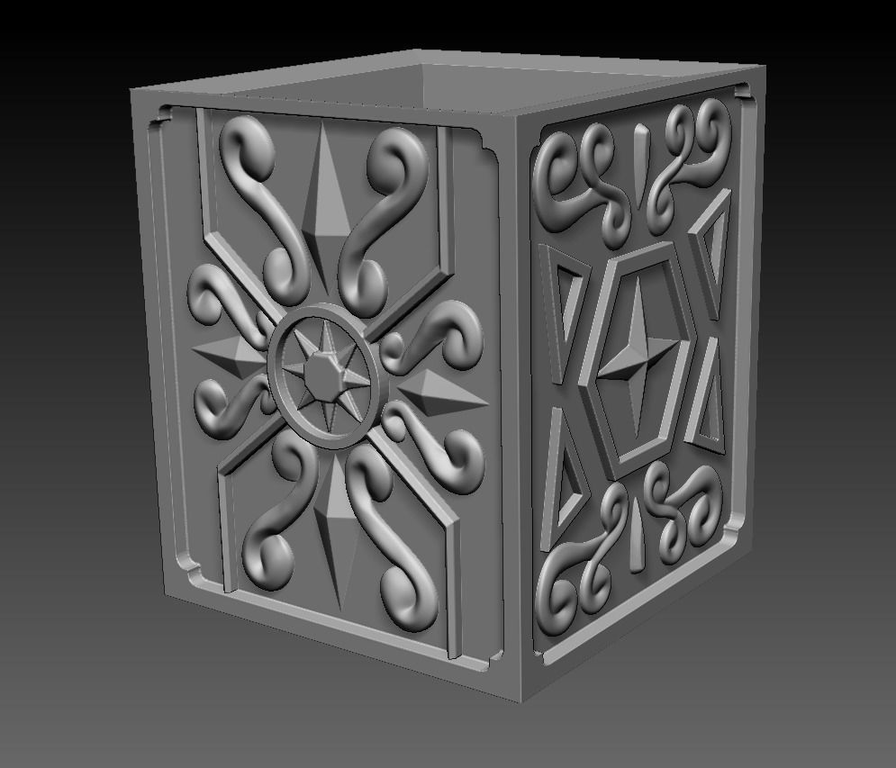 Cloth Armor Box - Libra 3D print model_14