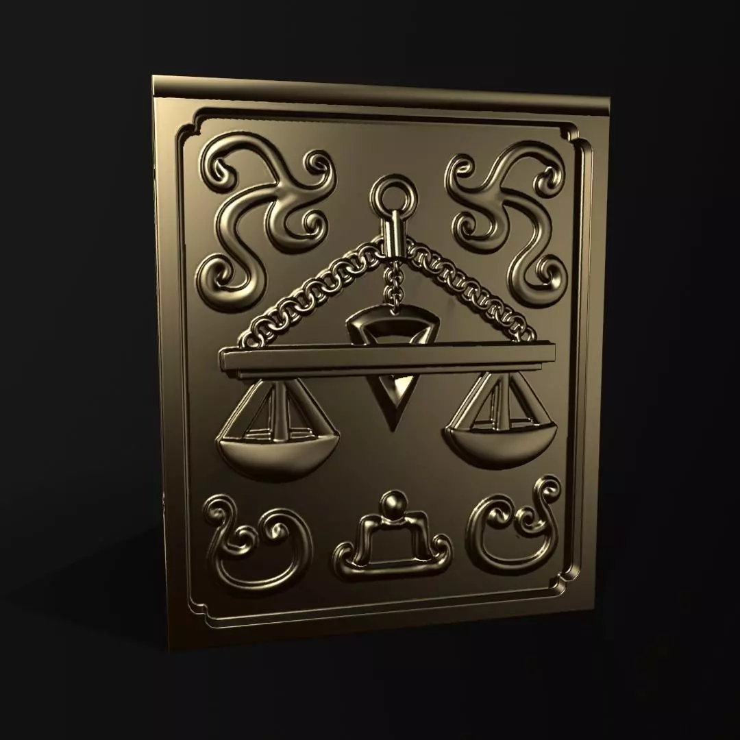 Cloth Armor Box - Libra 3D print model_0