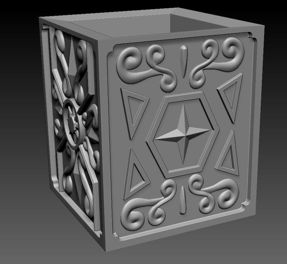 Cloth Armor Box - Libra 3D print model_11