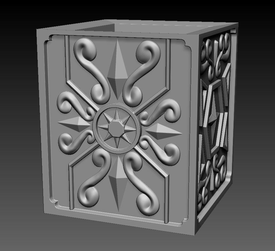 Cloth Armor Box - Aries 3D print model_14