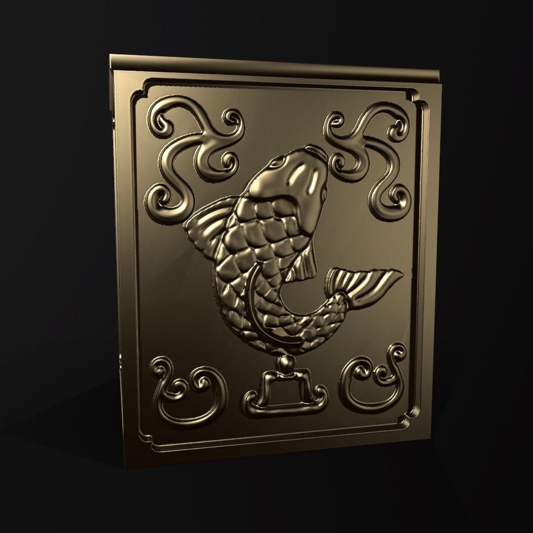Cloth Armor Box - Golden Armor PACK - KOTZ 3D print model_11