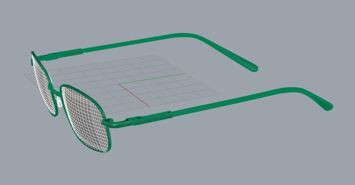 Eyeglass for Men 3D print model_7