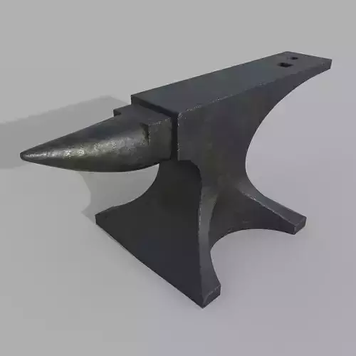 Anvil  Low-poly 3D model