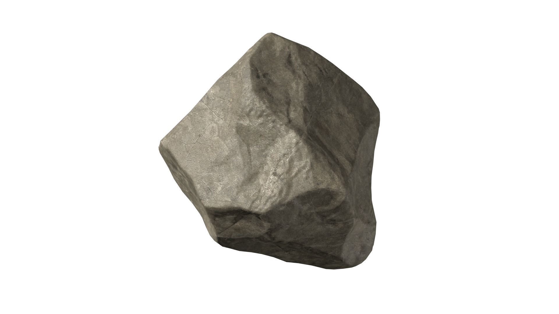 Rock 003 Low-poly 3D model_2