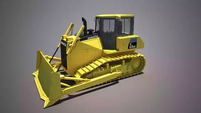 bulldozer komatsu 65ex 3D model