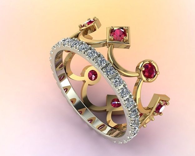 ring crown  3D print model