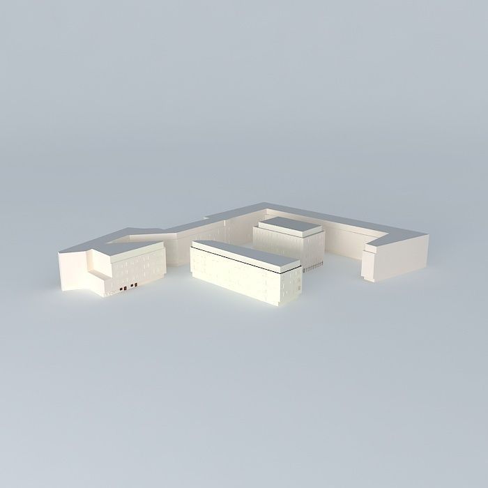 Riga Cesu 31 Baron Center Free 3D model_2