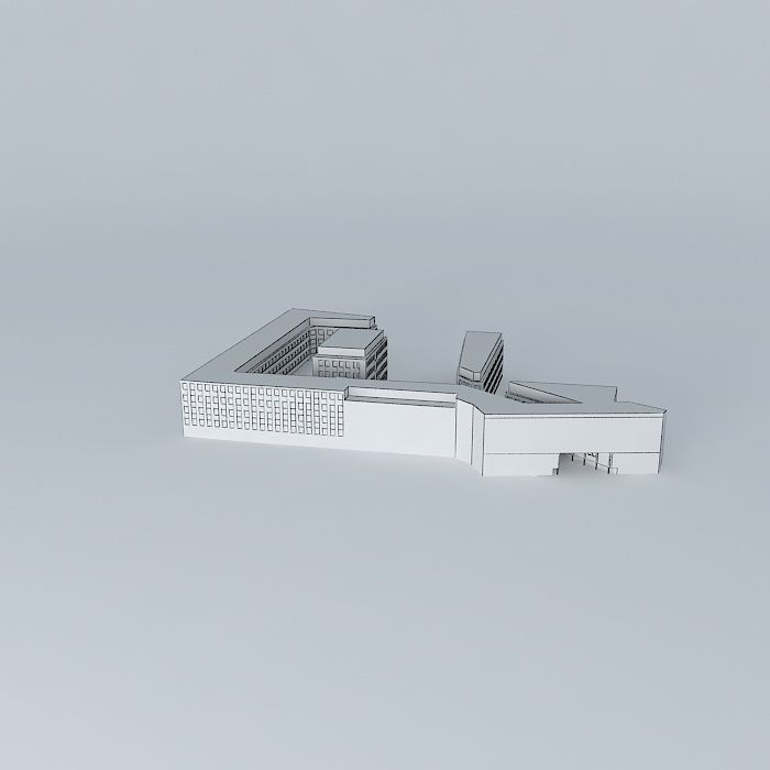 Riga Cesu 31 Baron Center Free 3D model_3