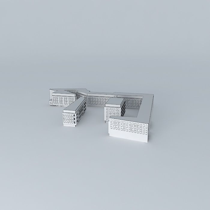 Riga Cesu 31 Baron Center Free 3D model_4