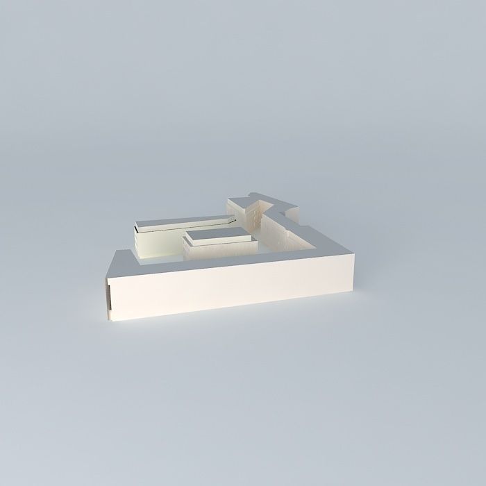 Riga Cesu 31 Baron Center Free 3D model_1