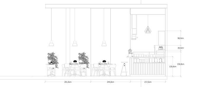 Outdoor Cafe 3D model 7