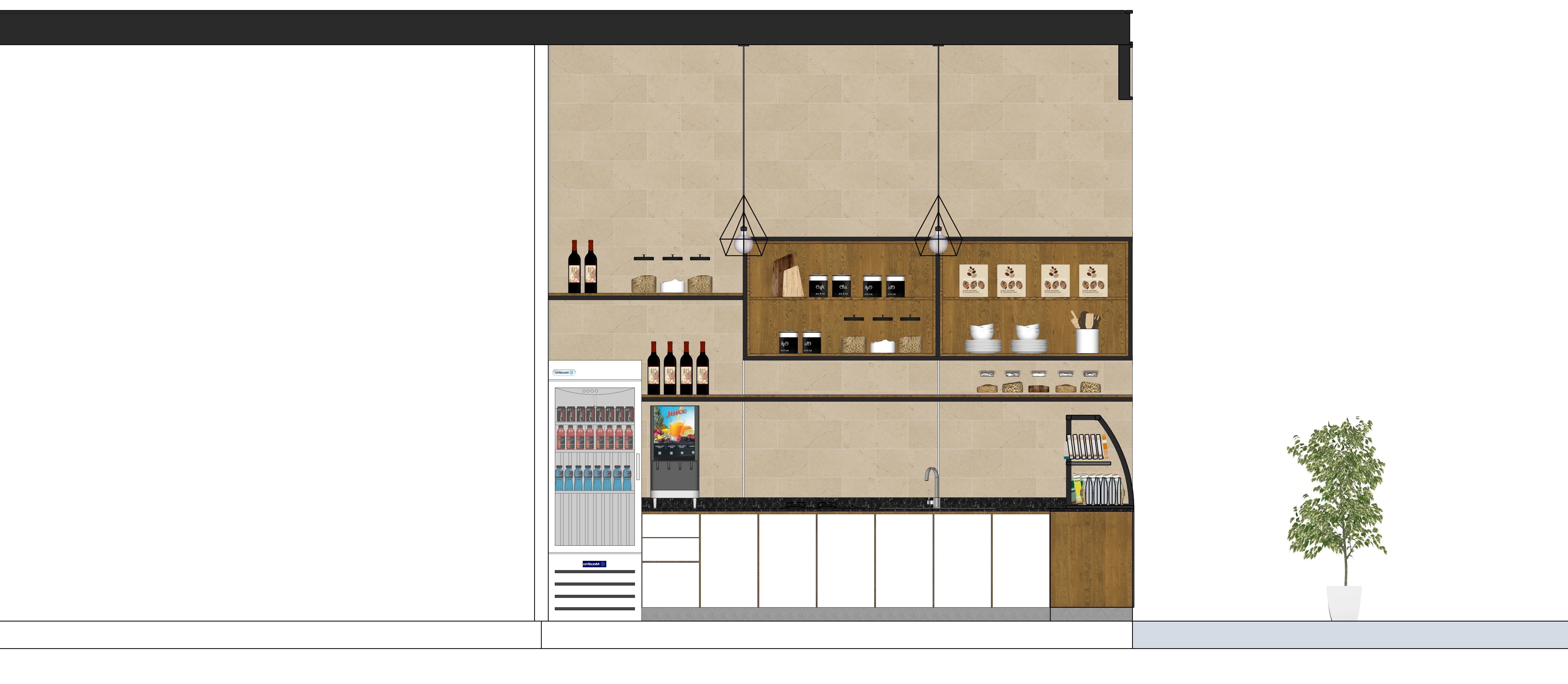 Outdoor Cafe 3D model_5