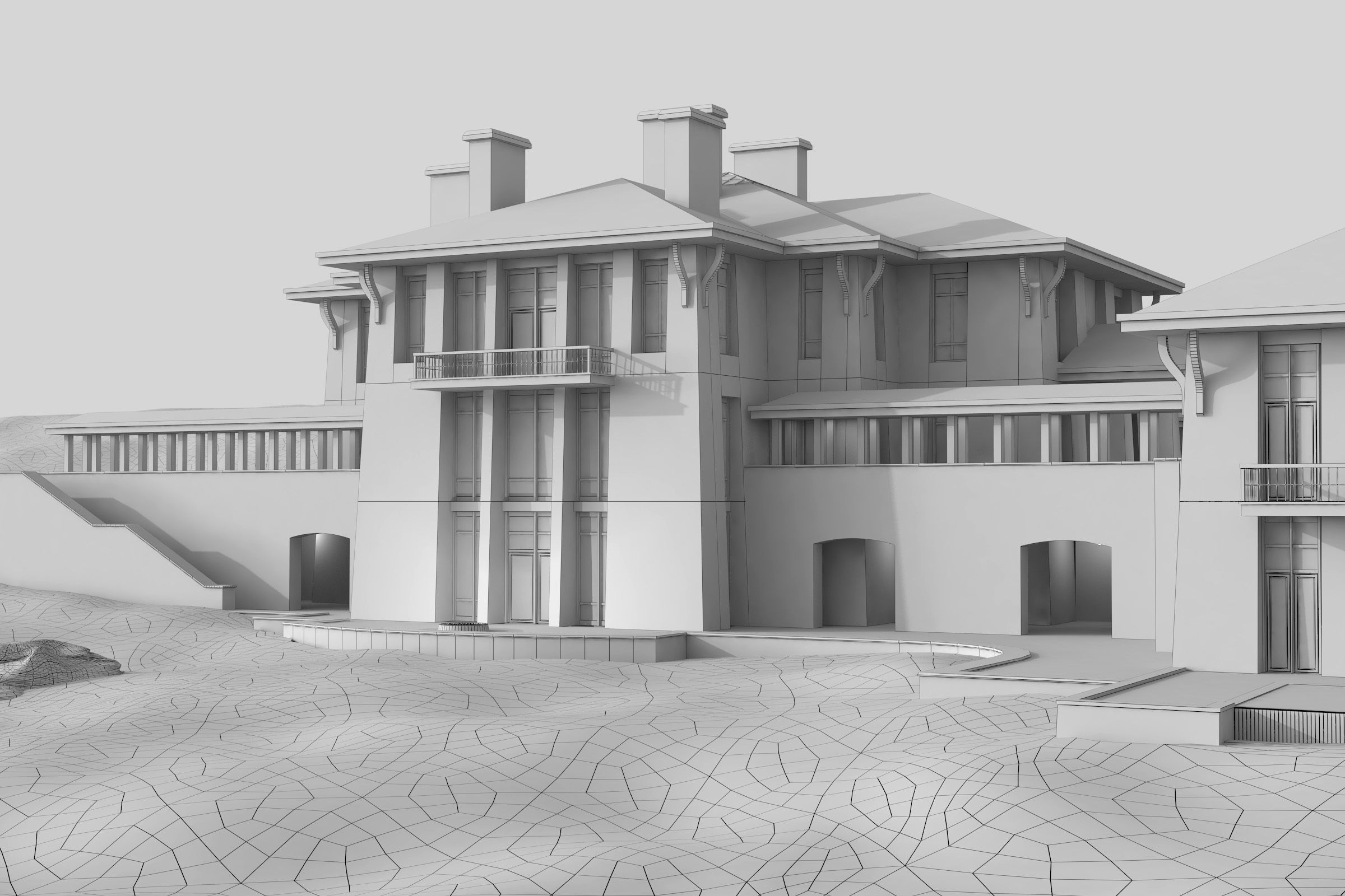 The Chalet Complex 3D model_4