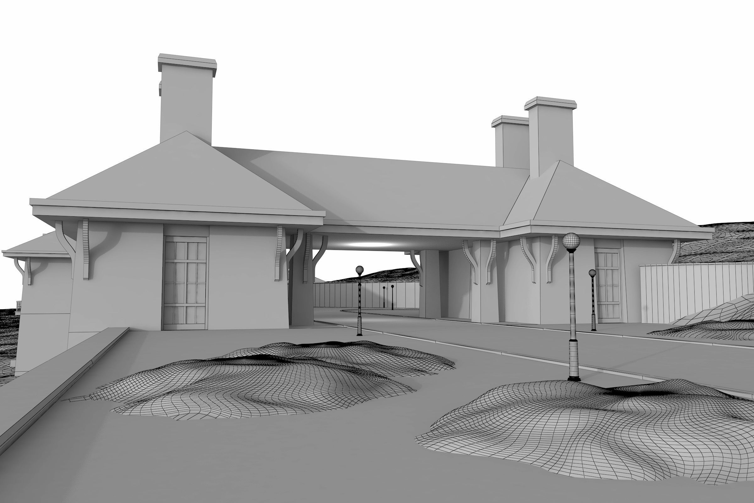 The Chalet Complex 3D model_9