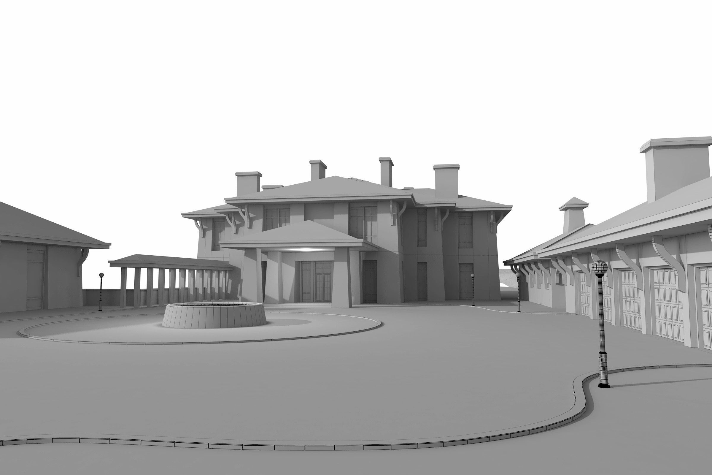 The Chalet Complex 3D model_11