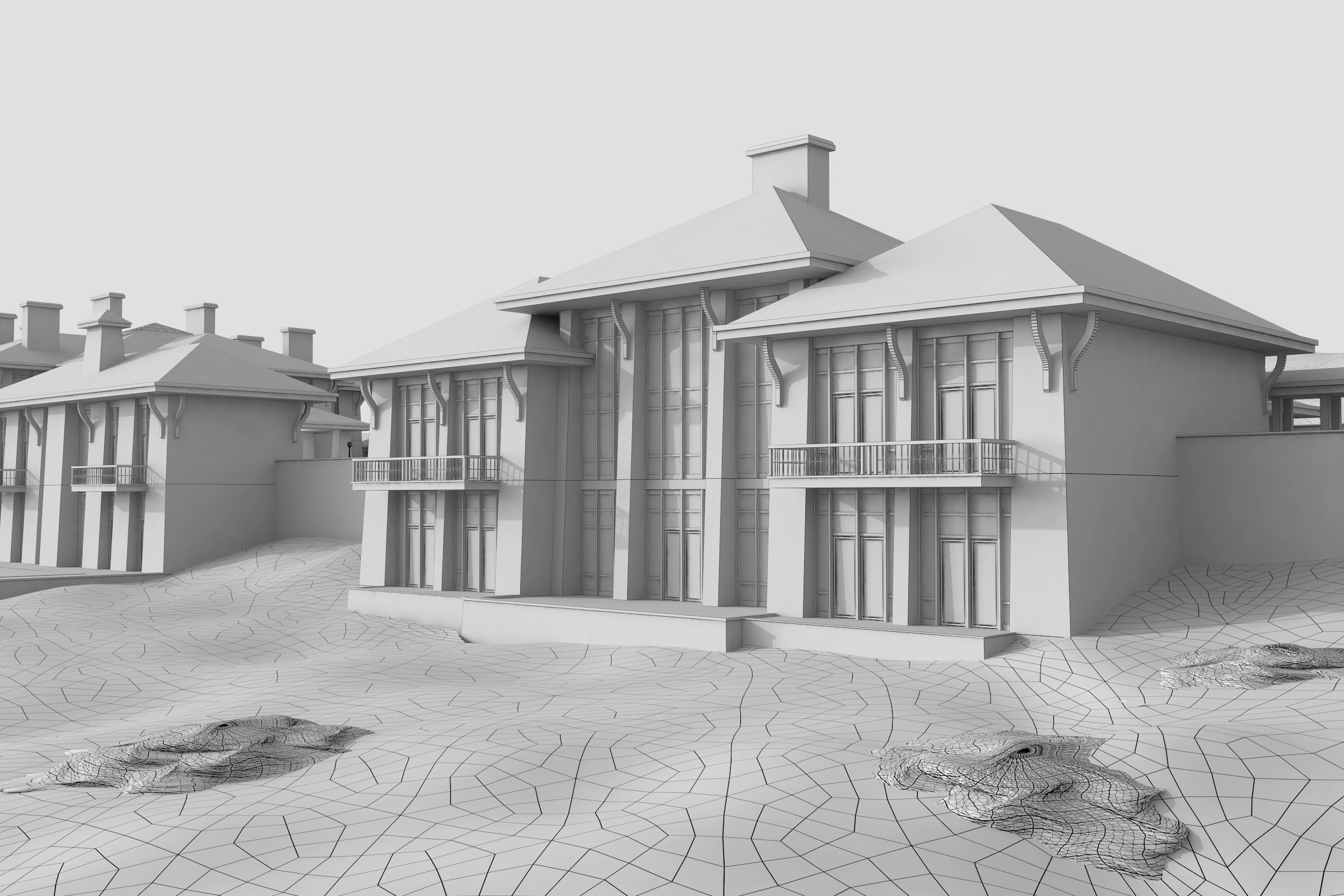 The Chalet Complex 3D model_5