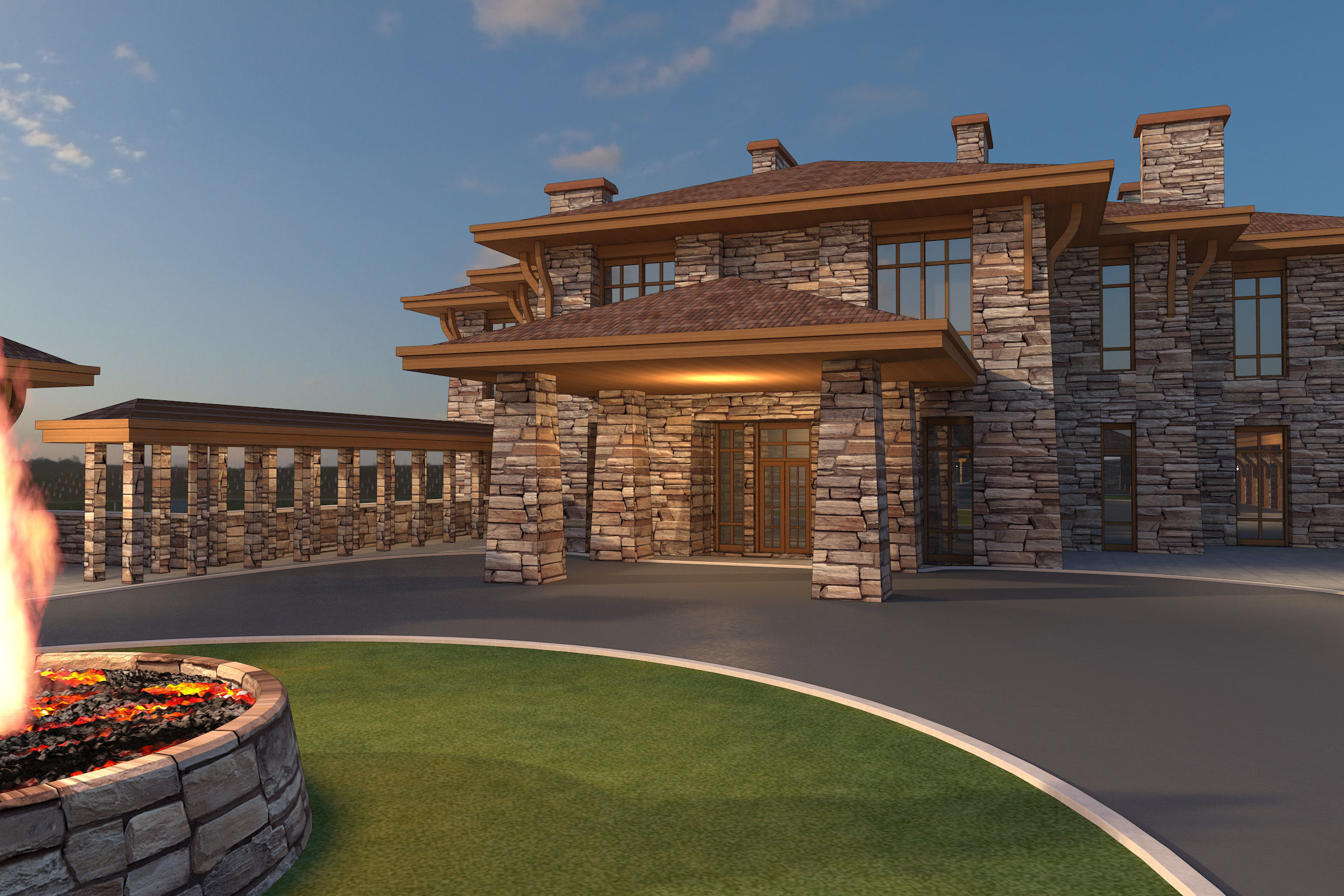 The Chalet Complex 3D model_3