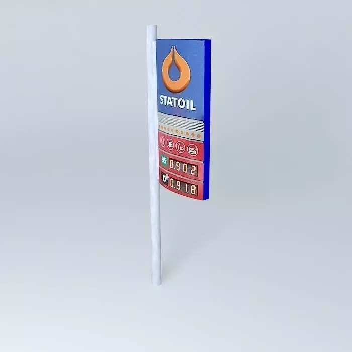 Stella type 1 Statoil Fuel Retail Riga Latvia Free 3D model