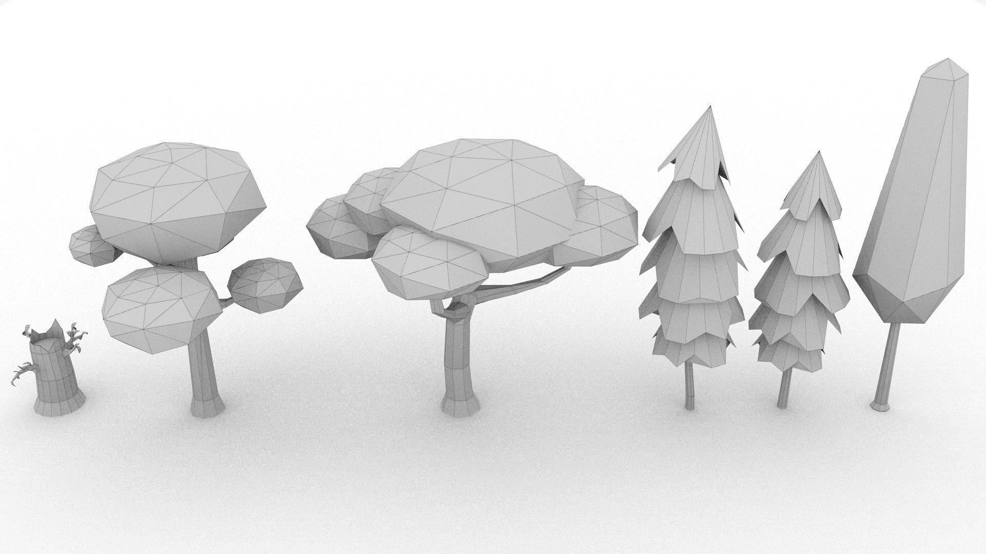 Campsite -  Camping Pack Low-poly 3D model_26