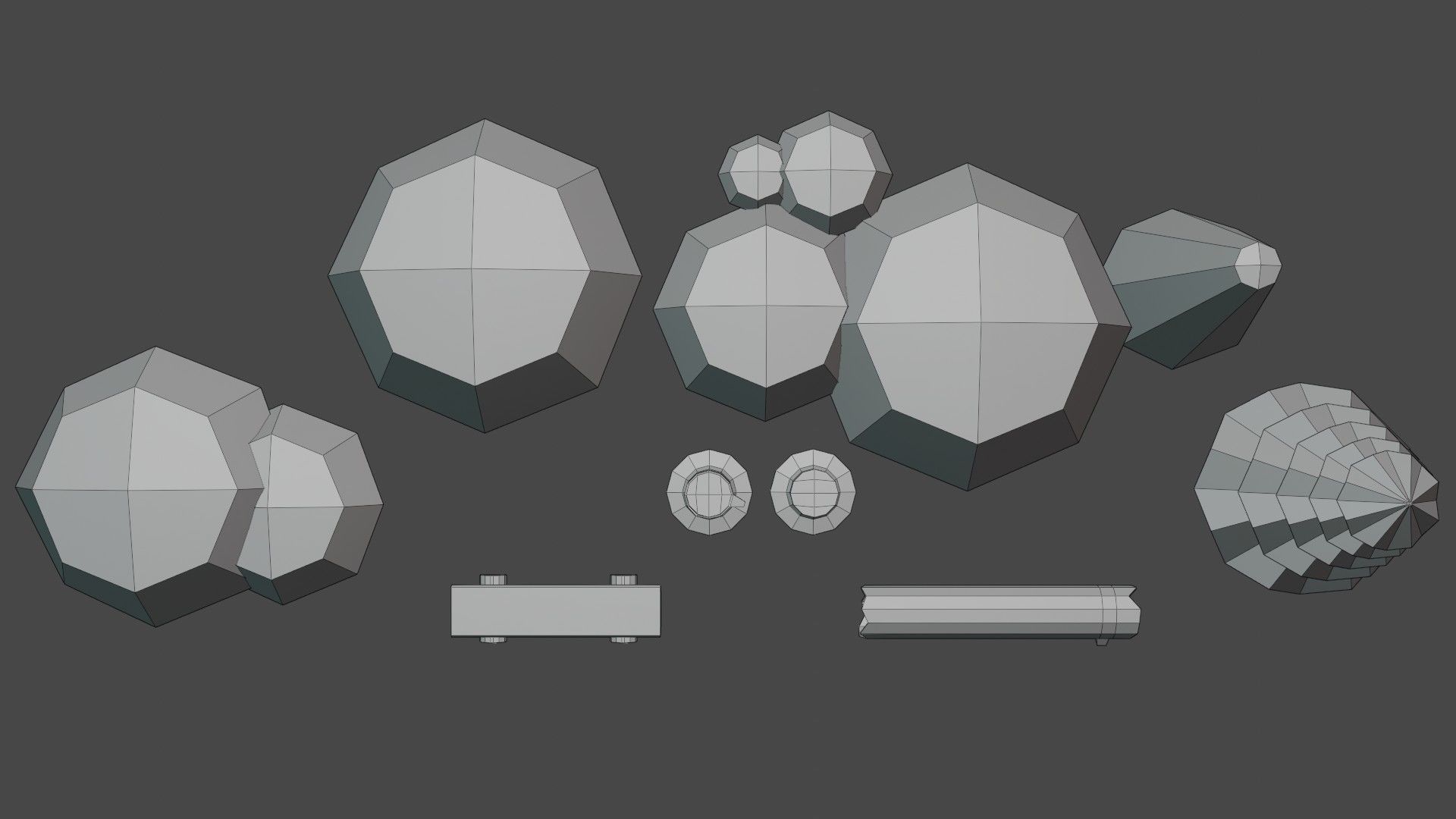 Campsite -  Camping Pack Low-poly 3D model_13