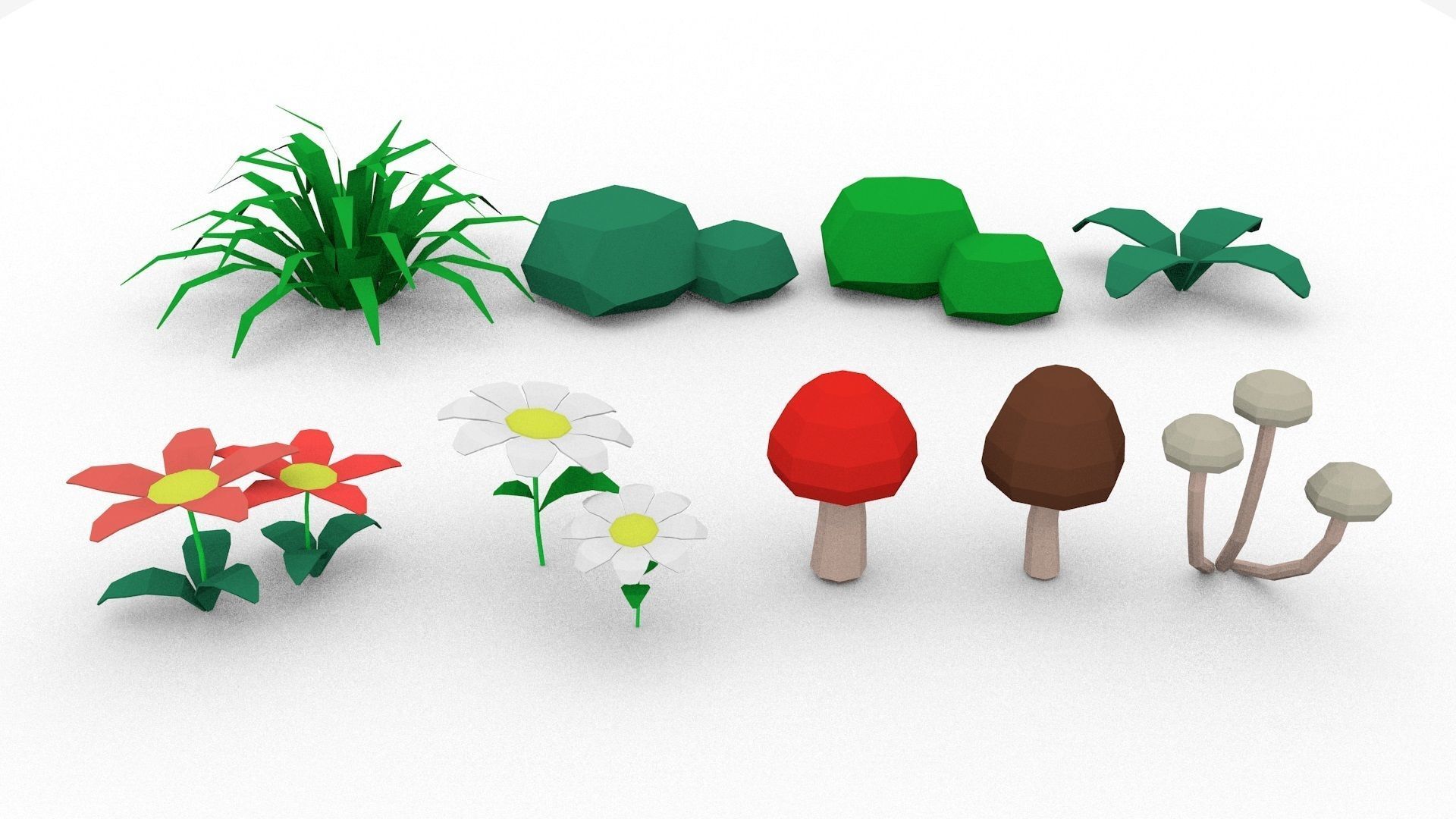 Campsite -  Camping Pack Low-poly 3D model_22