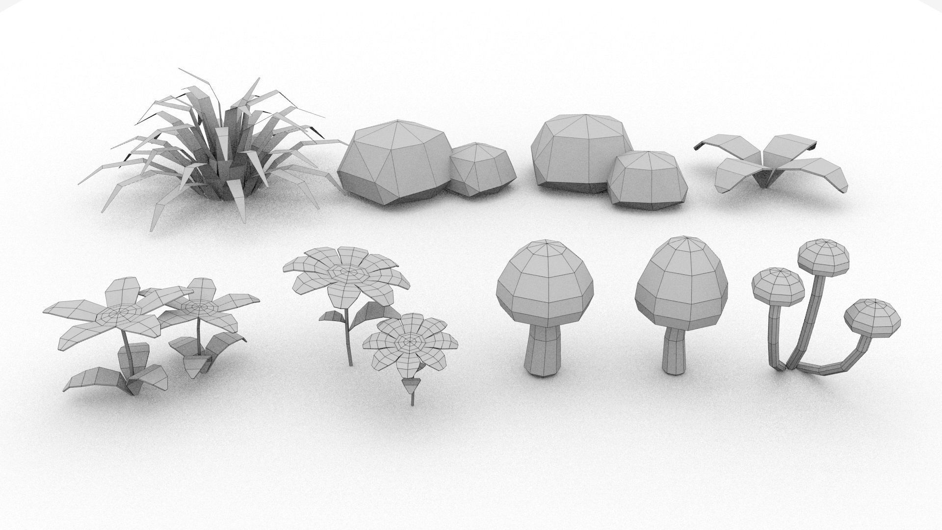 Campsite -  Camping Pack Low-poly 3D model_25