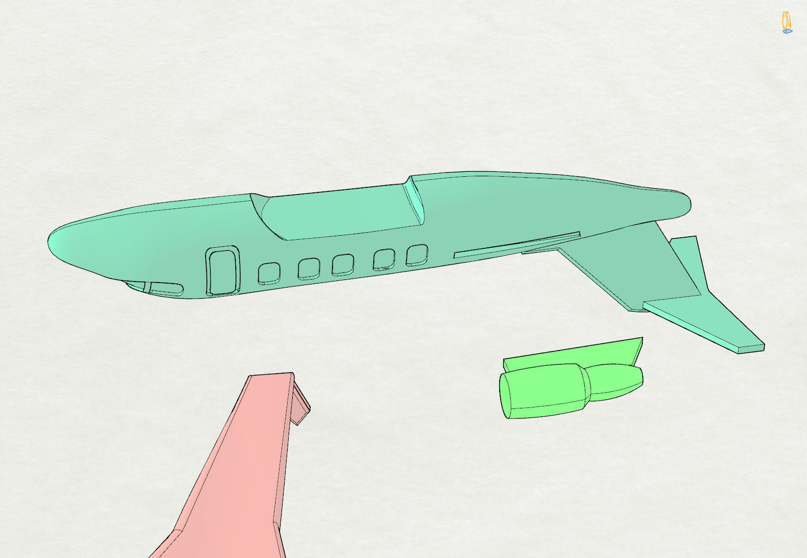 airplane 3D print model_13