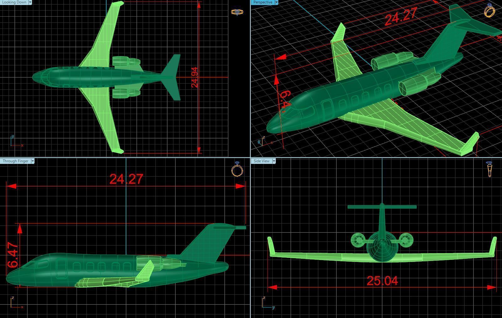 airplane 3D print model_2