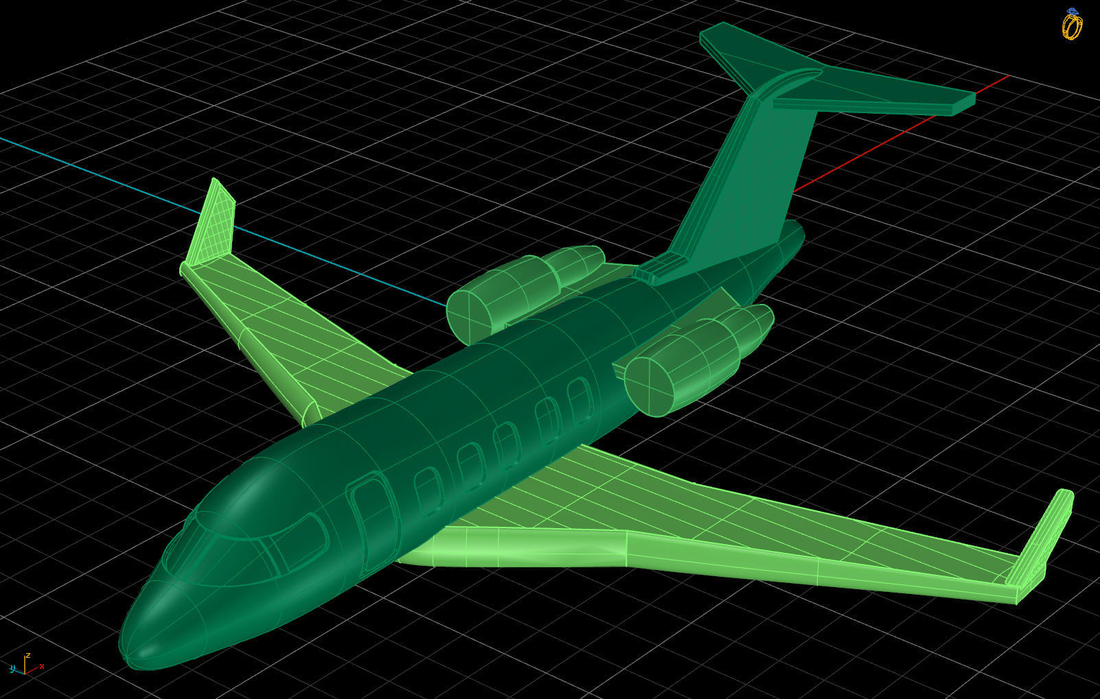 airplane 3D print model_0
