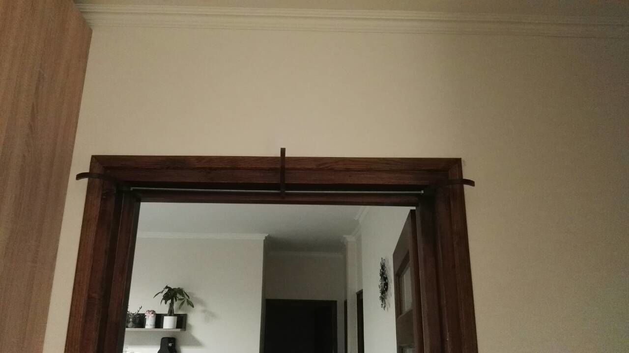 christmas garland holder door 3D print model_2