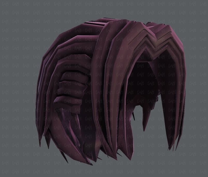 3D Hair style for boy V55 Low-poly 3D model_43