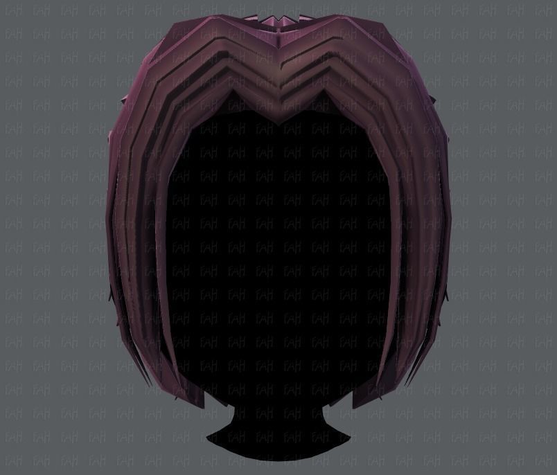 3D Hair style for boy V55 Low-poly 3D model_17